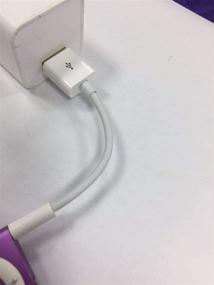 img 2 attached to 🔌 Кабель передачи данных USB высокого качества для зарядного устройства iPod Shuffle - (2 шт.) Кабель передачи данных для зарядки и синхронизации питания 3,5 мм Jack/Plug к USB - совместим с iPod Shuffle 3-го, 4-го, 5-го поколений /6/7 Gen MP3.