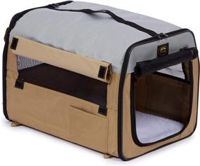 img 2 attached to Folding Zippered Lightweight Pet 🐾 Crate - Convenient and Easy to Fold