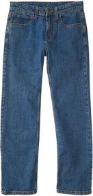 img 3 attached to Carhartt Boys Denim Pant Dark