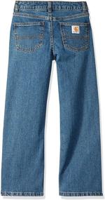 img 2 attached to Carhartt Boys Denim Pant Dark