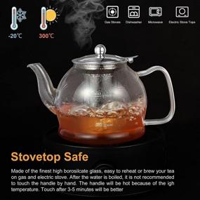 img 2 attached to ☕ MAXO ANT 1200Ml Glass Teapot