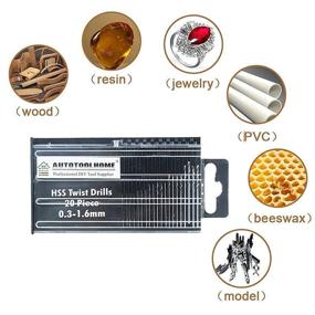 img 2 attached to 🔧 Precision Tool Home Drill: Micro 0.3-1.6mm Plastic Drilling Efficiency