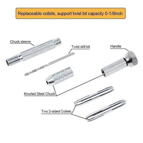 img 1 attached to 🔧 Precision Tool Home Drill: Micro 0.3-1.6mm Plastic Drilling Efficiency