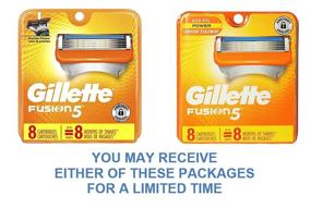 img 2 attached to Authentic Gillette Fusion Razor Refill Cartridges - Made in USA (8 Count)