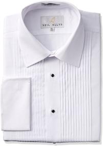 img 1 attached to Neil Allyn Tuxedo Shirt Laydown Men's Clothing
