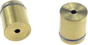 img 1 attached to 🔩 Antrader 1" x 1-1/5" Stainless Steel Standoff Screws: Premium 12-Pack Polished Gold Mounting Hardware