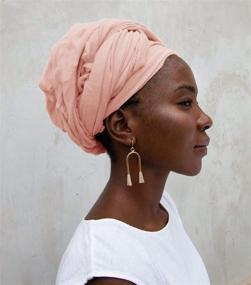 img 1 attached to 🧕 HOMELEX Turbans - Women's Stretch Jersey Headwraps and Fashion Accessories