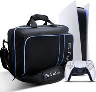 🎮 all-in-one carrying case for ps5: ultimate travel bag, storage, and protection solution for console, controllers, games, and accessories logo