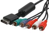 🎮 high definition component cable: 6ft/72in for sony playstation ps2 & ps3 logo