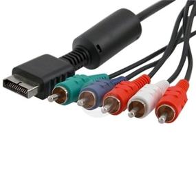 img 1 attached to 🎮 High Definition Component Cable: 6ft/72in for Sony Playstation PS2 & PS3