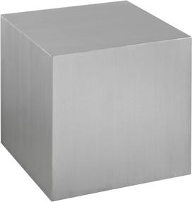 img 2 attached to 🔳 Stainless Steel Cube Side Table by Modway Cast: Contemporary, Modern Design