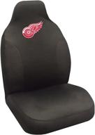 nhl detroit red wings seat cover by fan mats: protect your car seat in style! logo