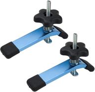 🔒 2 pack powertec 71168 t-track hold down clamps, 5-1/2” length x 1-1/8” width логотип