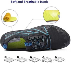 img 1 attached to 👣 XIDISO Barefoot Diving Walking Shoes for Men and Women