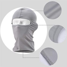 img 3 attached to SUNLAND Fabrics Motorcycle Skateboard Balaclava Outdoor Recreation for Climbing