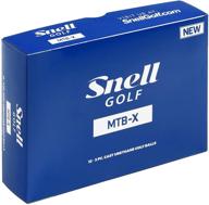 🏌️ enhanced performance snell mtb-x golf balls logo