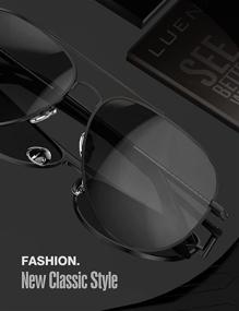 img 2 attached to 🕶️ LUENX Aviator Sunglasses: Trendy and Polarized Eyewear for Women