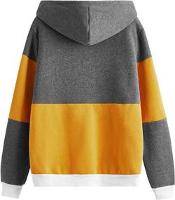 img 3 attached to SweatyRocks Womens Colorblock Pullover Sweatshirt Outdoor Recreation for Climbing