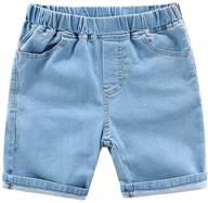 ziweistar toddler shorts: comfy and stylish boys' elastic clothing logo