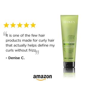 img 1 attached to 🌀 Redken Curvaceous Curl Refiner Cream: Frizz Control for Curly Hair with Moringa Oil - 8.5 Fl Oz