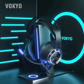 img 3 attached to 🎮 Immersive Gaming Experience with VOKYO Ultralight Gaming Headset: 7.1 Surround Sound, Noise Cancelling Mic, LED Soft Memory Earmuffs - Works for Xbox, PS4, PS5 Controller, PC, Laptop