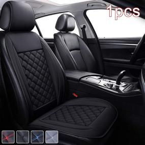 img 3 attached to 🚗 Thomakoo Car Seat Covers - Easy to Install Front Seat Covers for Cars - Universal Protector in Black - Premium Automotive Accessories