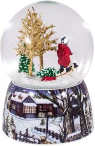 img 3 attached to 🎄 Enchanting Roman Merry Xmas Snowy Woodland Snow Globe Glitterdome - With O Xmas Tree Melody!