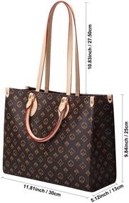 img 3 attached to Stylish Patterned Leather Crossbody Handbag for Women with Matching Wallet - Satchel Collection