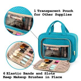 img 3 attached to YARWO Foldable Organizer Toiletries Cosmetics Travel Accessories