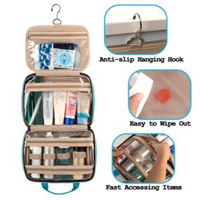 img 2 attached to YARWO Foldable Organizer Toiletries Cosmetics Travel Accessories
