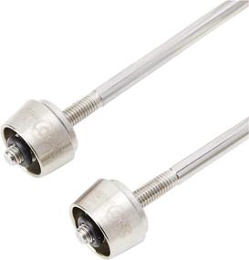 img 1 attached to 🔒 ACS BMX Pitlock P030000 Fw+Rw Skewers 2-Pack (Set 03), Silver - Secure Your BMX Bike Wheels with ACS Skewers