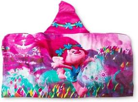 img 1 attached to DreamWorks Trolls Poppy Hooded Towel - 24x50 inches