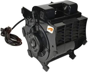 img 4 attached to High Velocity Blower Fan Pro - ET015V: Industrial Air Mover for Wet Carpets, Floors, Walls & Ceilings, 3-Speed, 1200 CFM, 2/5 HP