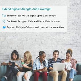 img 3 attached to 📶 Ultimate Cell Phone Signal Booster for Verizon AT&amp;T T-Mobile 700MHz (Band 12 13 17) 4G Cellular Repeater LTE Mobile Phone Signal Amplifier Kit 70dB – Amplify Signals up to 4,000 Sq Ft Area (Home and Office)