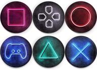 🎮 jumant gaming coasters: stylish playstation coasters for gamers - set of 6 logo