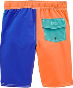 img 1 attached to 🩳 Stylish and Vibrant Kosh Boys Swim Trunks in Orange - Ideal Swimwear for Boys