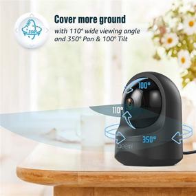 img 1 attached to 📷 Enhanced Wireless Security Camera with 1080P Pan/Tilt/Zoom: Perfect Nanny Cam for Home, Pet, Baby, and Elderly Monitoring, Featuring 24/7 Live Video, Night Vision, 2-Way Audio, Motion Detection, and Cloud/SD Card Storage