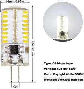img 2 attached to 💡 Dazzling Dimmable Daylight Halogen Equivalent Bi Pin: Transform Your Space with Adjustable Lighting
