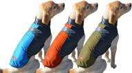 🐾 peak pooch cold weather dog jacket: lightweight, wind resistant, waterproof rip stop nylon - keeps your pet warm and dry логотип