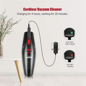 img 1 attached to 🚗 Oasser V1 Handheld Cordless Vacuum Cleaner for Car - Wet Dry Cleaning, Stainless Steel Filter, Strong Suction Power 7600Pa, 100W