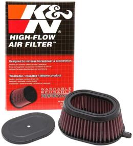 img 4 attached to K&amp;N Engine Air Filter: High Performance, Premium, Powersport Air Filter for 1987-2017 KAWASAKI (KLR650, Camo, New Edition, KLX650C, KL650 'Tengai') - KA-6589