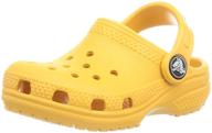 crocs classic orange sorbet unisex boys' shoes and clogs & mules logo