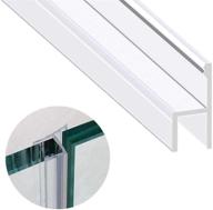 🚿 zengest glass door seal strip: 120 inch soft shower door sweep to prevent leaks and ensure water-tightness logo