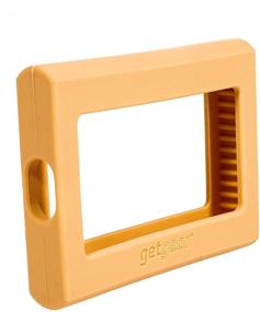 img 2 attached to Gold Silicone Bumper for Samsung Portable SSD T5 - Enhanced Shock Absorption, Non-Slip
