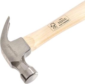 img 1 attached to 🔨 AmazonBasics Hickory Wood Handle Hammer: Durable and Reliable Tool for Your DIY Needs