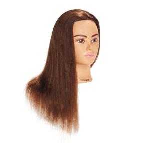 img 3 attached to 👩 Hairingrid Mannequin Head: 100% Human Hair Training Manikin with Free Clamp Holder (20"-22") - Ideal for Hairdresser Cosmetology (1906LB0414)