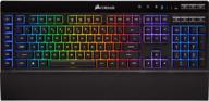 corsair k57 rgb беспроводная игровая клавиатура - время отклика менее 1 мс с беспроводным подключением slipstream - usb-донгл, bluetooth или проводное подключение - отдельно настраиваемая подсветка клавиш rgb - черный логотип