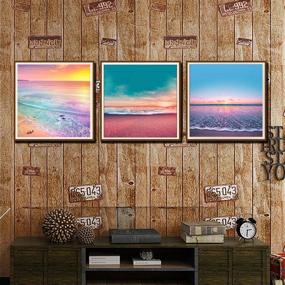 img 2 attached to 🎨 TWBB 6 Pack Diamond Painting Kits for Adults & Kids - DIY 5D Diamond Painting by Numbers, Beach Theme, Beginner-Friendly, 12x12 inch