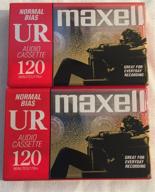 maxell ur120 blank audio cassette logo