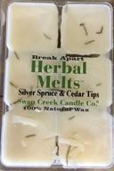 🕯️ swan creek drizzle melts - exquisite silver spruce and cedar tips aromas логотип